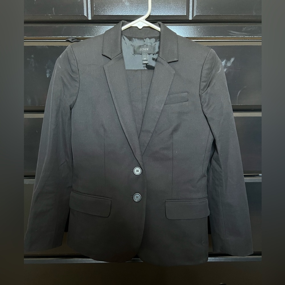 J. Crew Women’s Black Suit, 0P